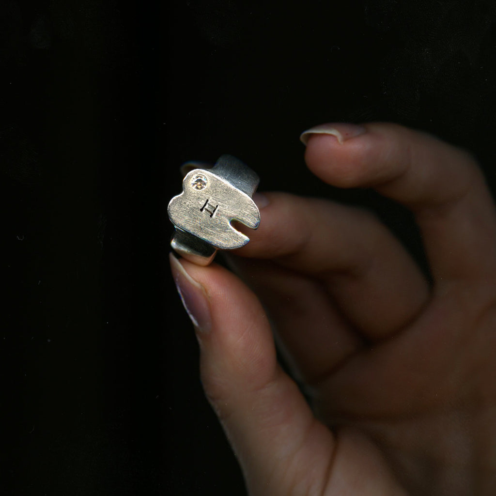 Zodiac Tooth Signet Ring