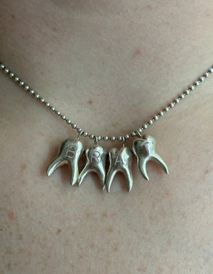 BRAT TEETH NECKLACE