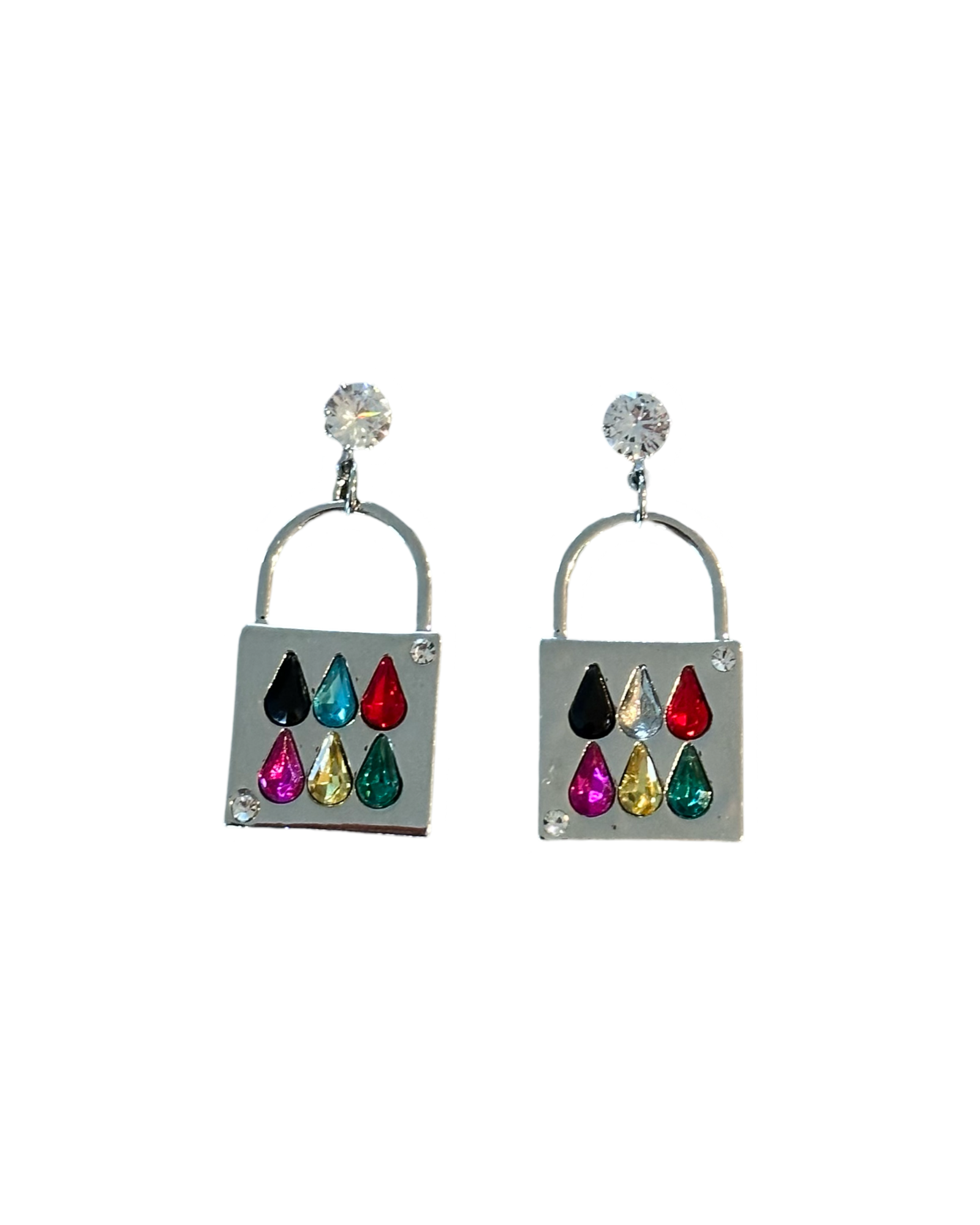 LUCKY LOCK EARRING PAIR