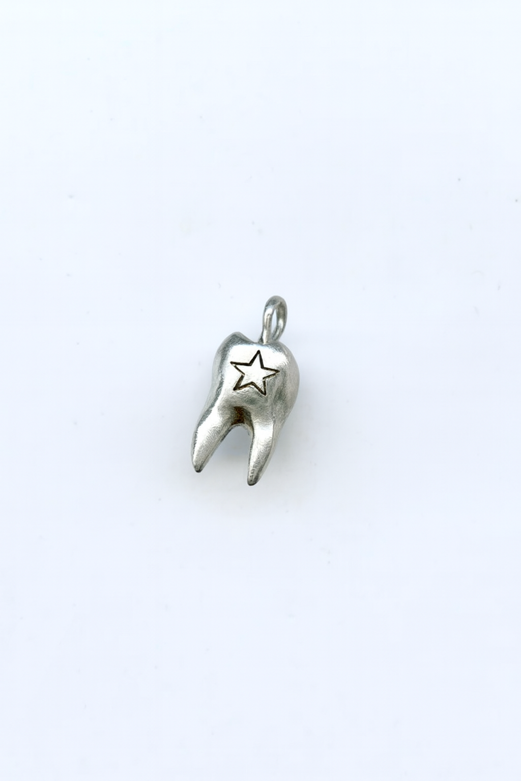 Star baby tooth charm sample (sterling silver)