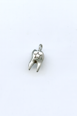 Star baby tooth charm sample (sterling silver)