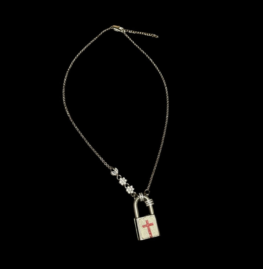 Cross Lock Necklace