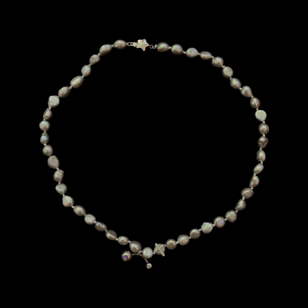 Silver Pierced Pearls :)