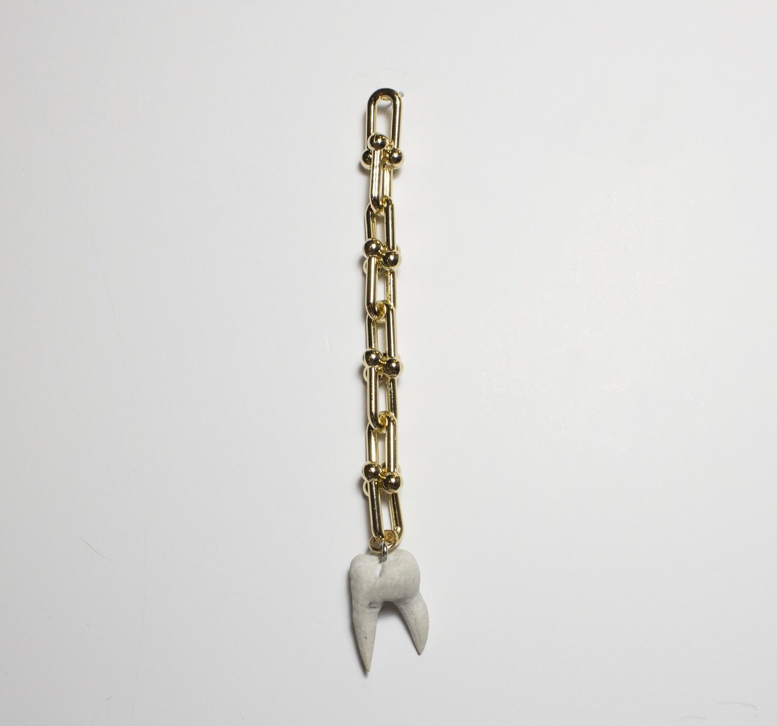 Gold Tooth Drop Earring